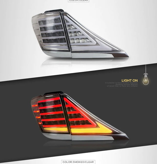 VLAND Full LED Tail Lights For Toyota Verllfire / Alphard 2007-2013