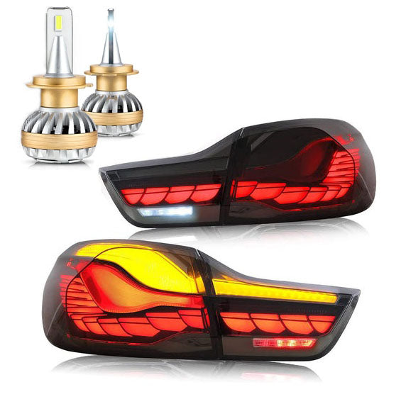 VLAND OLED Tail Lights And D2H/H7 LED Bulbs For BMW M4 F82 F83 F32 F36 Sedan/Coupe/Convertible 2014-2020