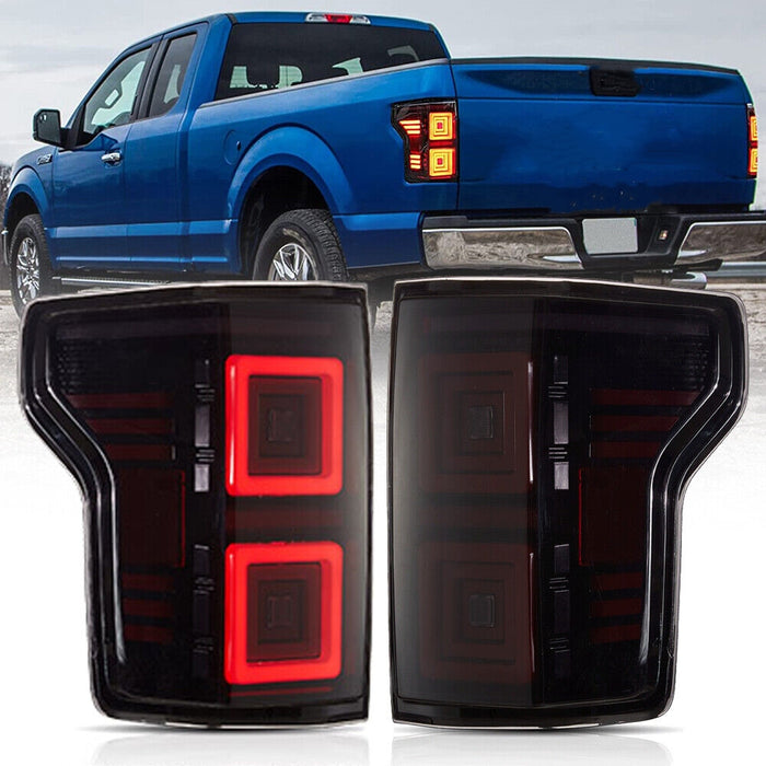 VLAND LED Tail Lights For 2015-2020 Ford F150 F150 Pickup Rear Lamp Assembly Startup