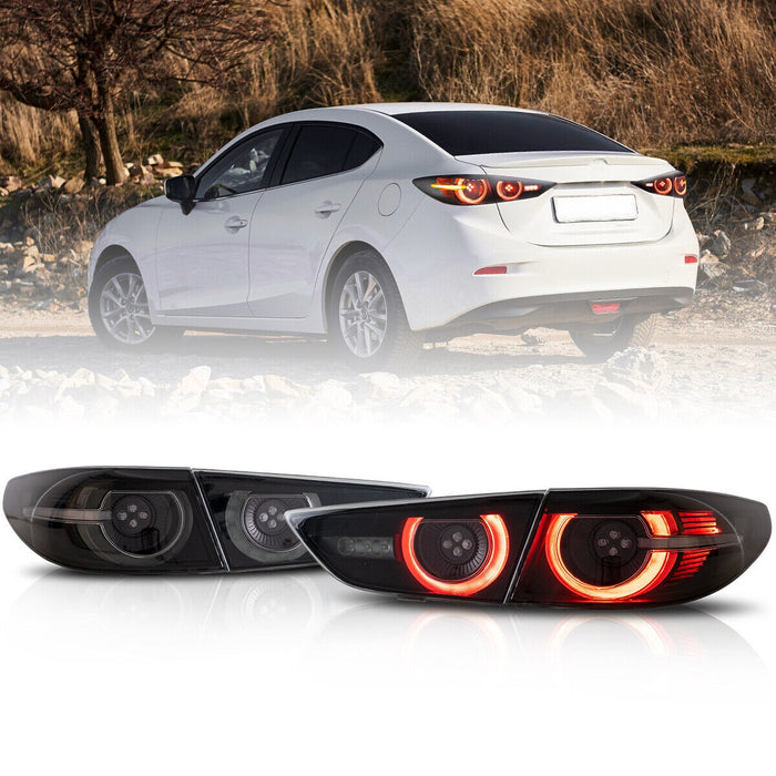 VLAND LED Tail Lights For Mazda 3 Sedan 2019-2023 4th Gen