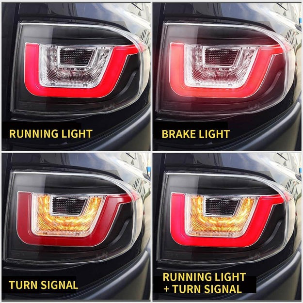 VLAND LED Tail Lights Fit For Toyota FJ Land Cruiser 2007-2017