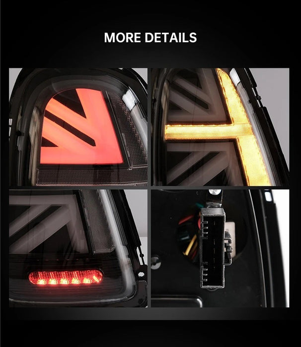 VLAND Full LED Tail Lights For BMW Mini R-Series Mini Cooper R56 R57 R58 R59 2007-2013