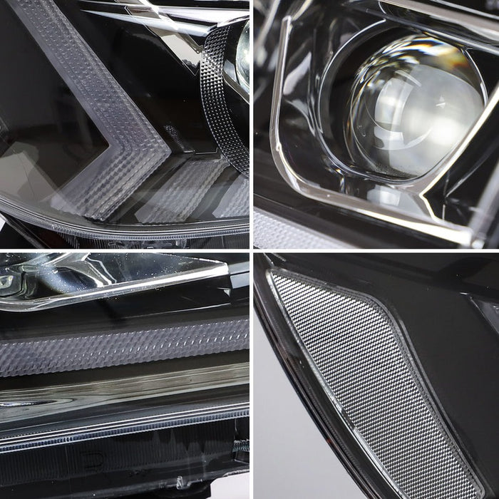 VLAND LED Headlights For Toyota Hilux Vigo Revo 2015-2020 8th Gen（Not Fit For GUN126,GUN122,GUN136)