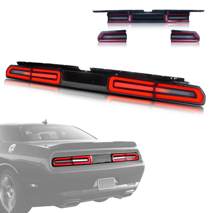 VLAND LED Tail Lights For Dodge Challenger Coupe 3rd Generation 2008-2014