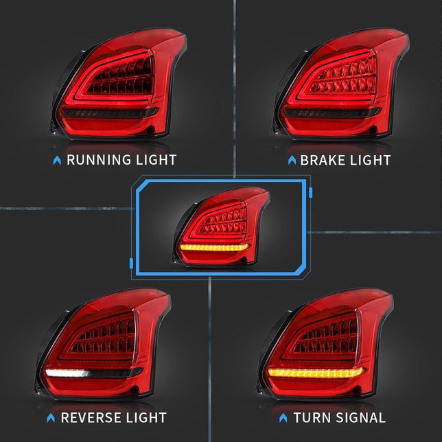 VLAND Full LED Taillights For Suzuki Swift Sport 2017-2019
