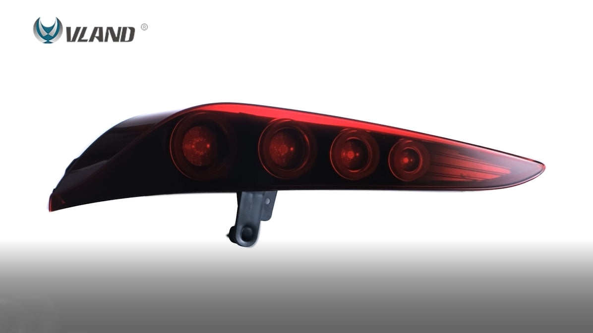 VLAND Full LED Taillights For Toyota GR Supra 2019-UP 5th Gen With Red Turn Signal