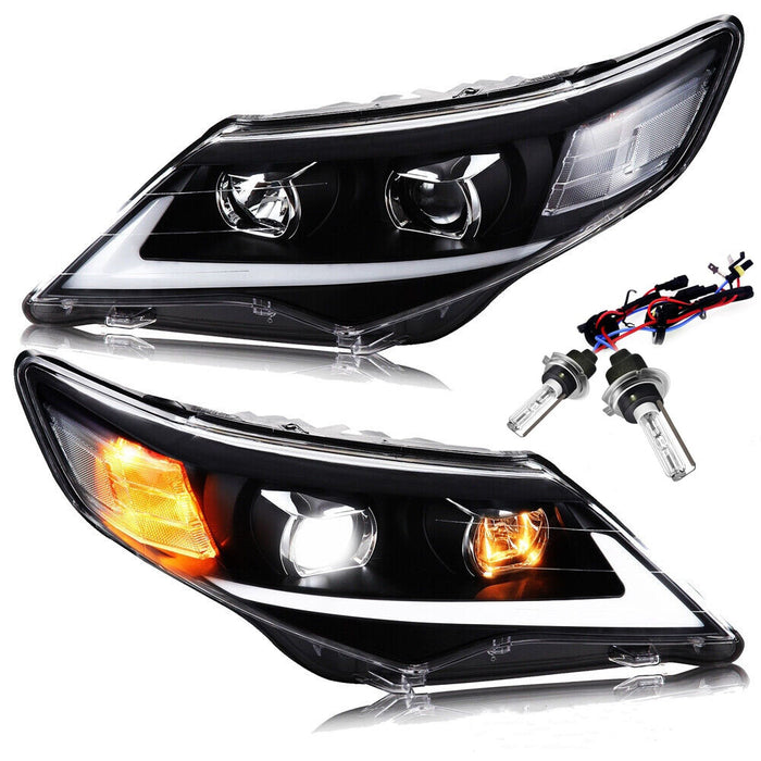 VLAND LED Headlights And D2S /H7 xenon Bulbs Kits For Toyota Camry 2012-2014 XV50