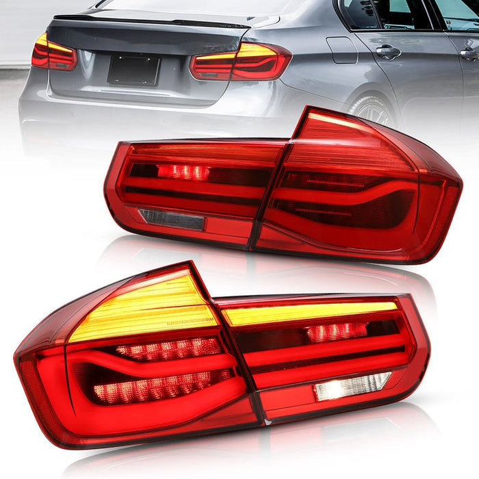VLAND Full LED Taillights For BMW 3-Series BMW F30 F35 F80 320i 328i 328D 335i M3 6th Gen Sedan 2013-2018
