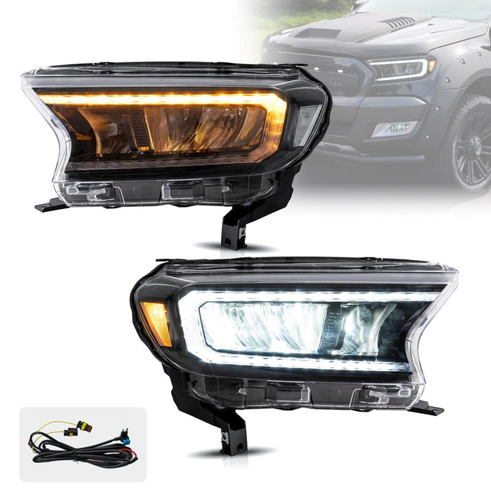VLAND LED Full LED Headlights Ford Ranger 2015-2020 (For International Version)
