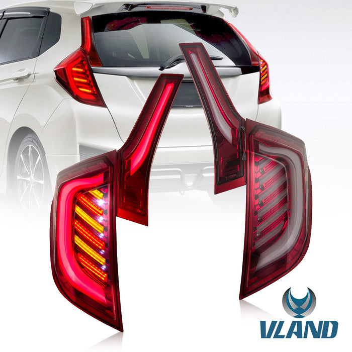 VLAND Full LED Tail Lights for Honda Fit / Jazz (GK5) 2014-2020