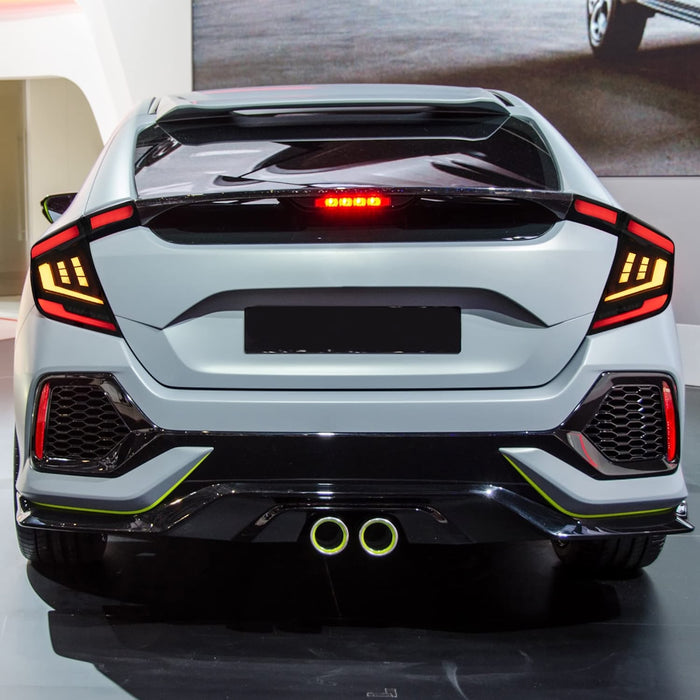 VLAND Tail Lights For Honda Civic Hatchback LX Sport EX 2016-2021 [5 Door|10th Generation]