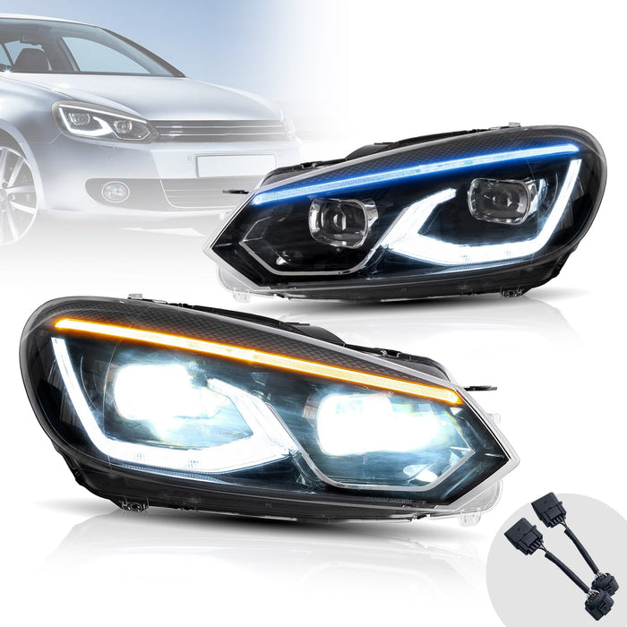 VLAND LED Headlights For Volkswagen Golf6 Mk6 2009-2014 (NOT fit for Golf GTI and Golf R models)