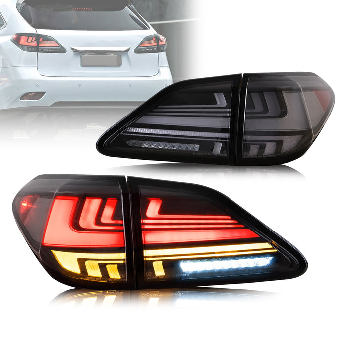 VLAND Full LED Tail Lights For Lexus RX 270/330/350/450H 2009-2014 With Start-up Animation