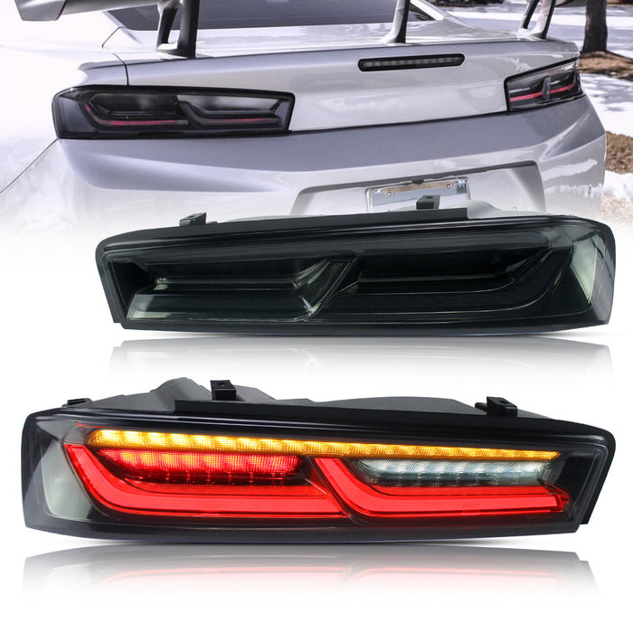 VLAND Taillights For Chevrolet Chevy Camaro 2016-2018 without Reversing Lights (Fit For European Models)