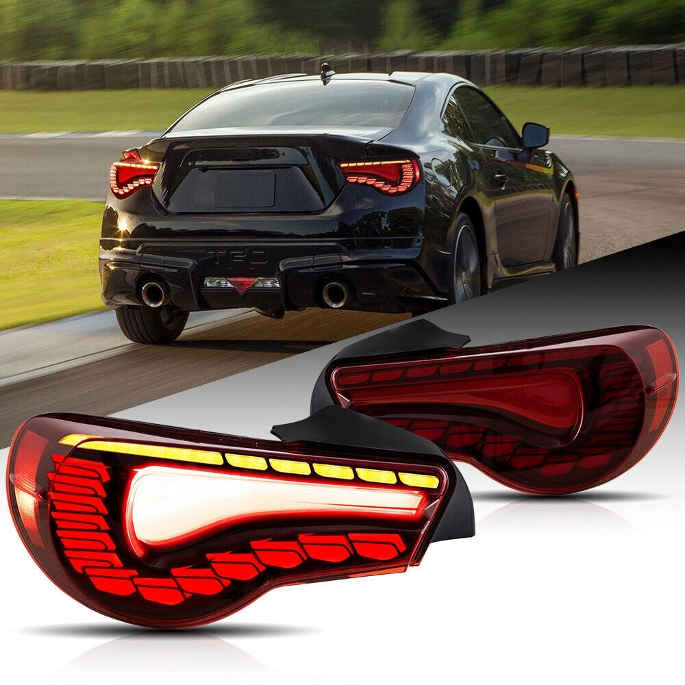VLAND LED Tail Lights For 2012-2020 Toyota 86 GT86 & Subaru BRZ & Scion FRS Aftermarket Rear Lamps