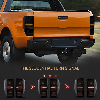 VLAND LED Tail Lights For Ford Ranger T6 2012-2018 (PX MKII, Base, XL, XLT, Limited) (Not For US Models)