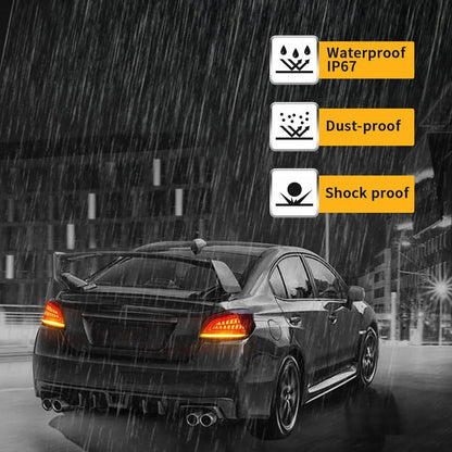 VLAND Full LED Tail lights Assembly Fit for 2014-2021 Subaru WRX/STI