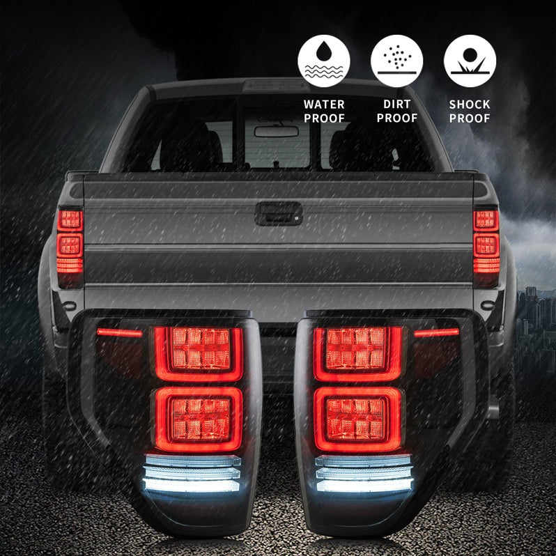 VLAND Full LED Tail Lights For Ford F150 2009-2014 (Amber Turn Edition Is Not Available in US)