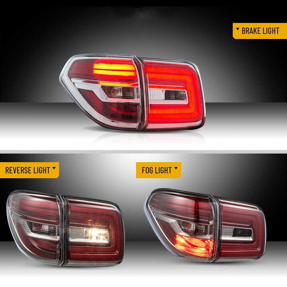 VLAND LED Taillights Fit For Nissan Patrol (Y62) 2012-2019 Rear lamps Fits Nissan Armada 2017-2020