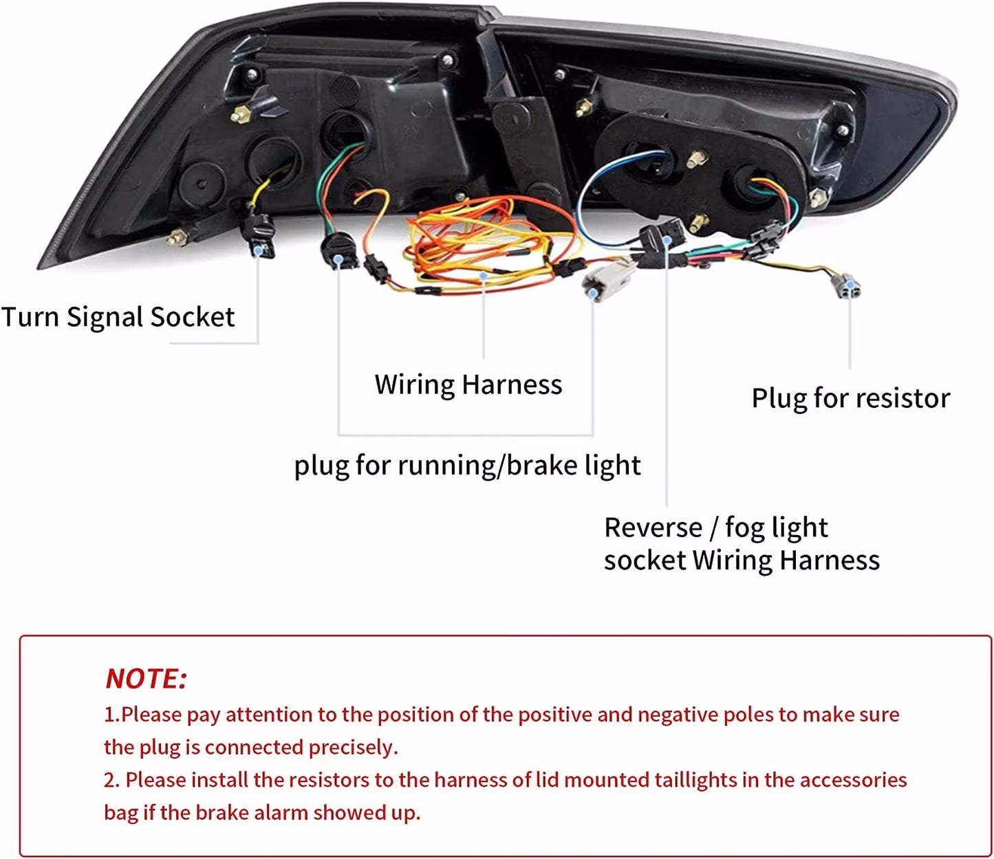 VLAND LED Tail lights For 2008-2018 Mitsubishi Lancer Sedan/EVO X