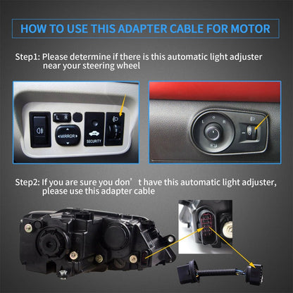 VLAND Dual Beam Headlights Fit for Volkswagen Jetta/Sagitar 2011-2018(NOT FOR GLI)