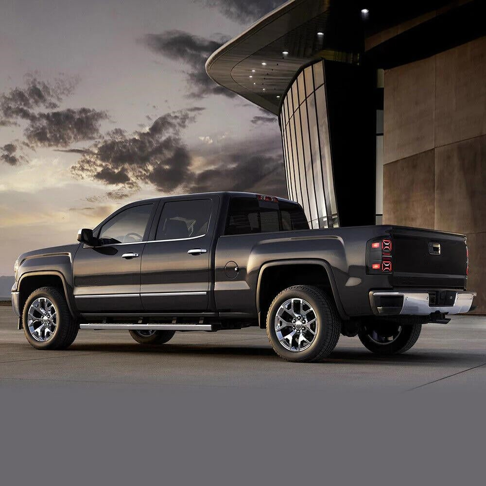 VLAND Full LED Tail Lights Fit For GMC Sierra 2014-2018 1500 2015-2018 2500HD 3500HD