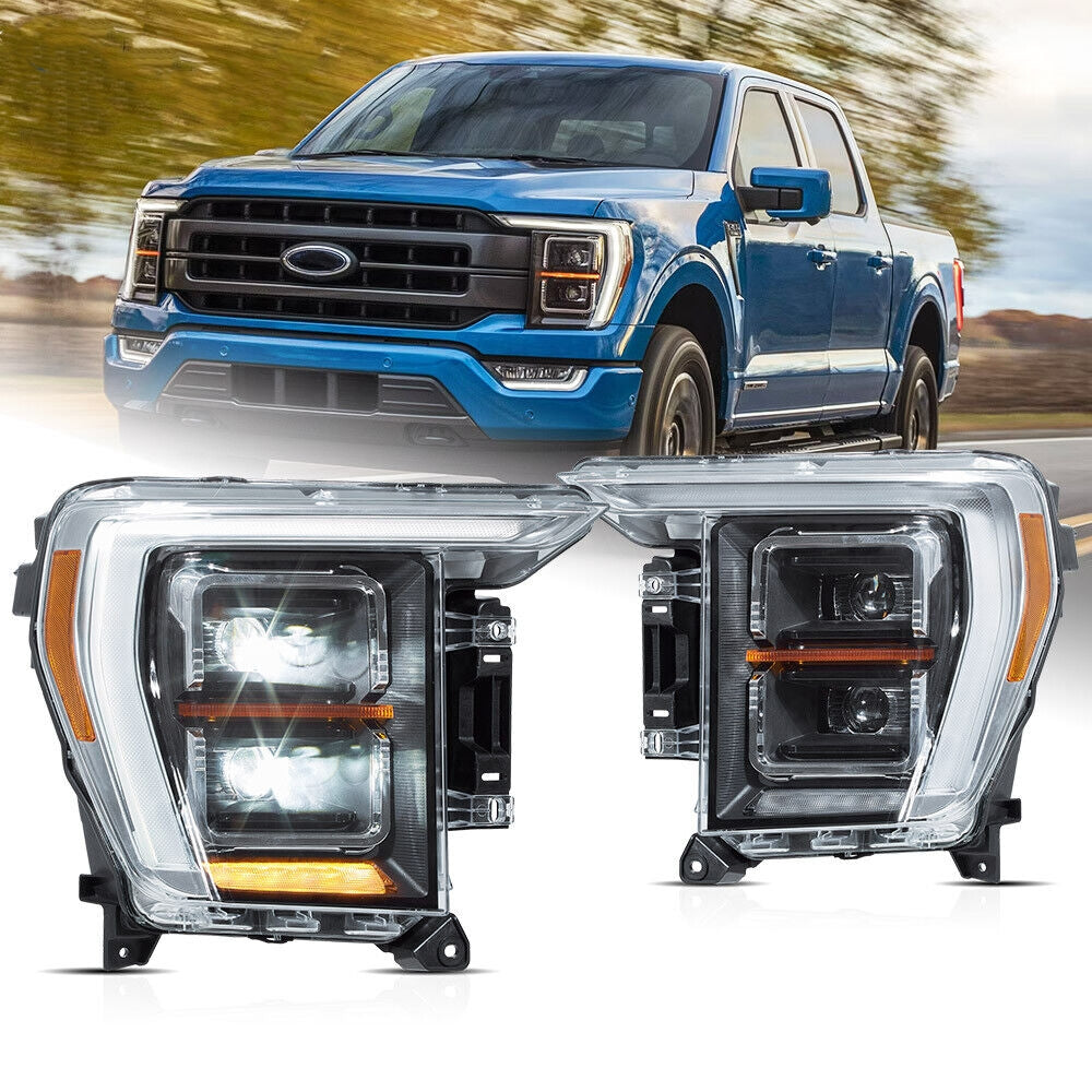 VLAND LED Projector Healights For Ford F150 2021-2023 Fourteenth Gen