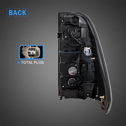 VLAND Full LED Tail Lights For Toyota Vigo / Hilux 2015-2020 with Animation Welcome Light