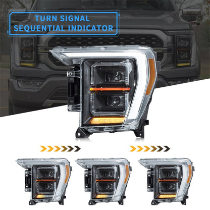 VLAND LED Projector Healights For Ford F150 2021-2023 Fourteenth Gen