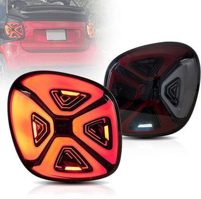 VLAND Full LED Tail Lights For Mercedez Benz Smart 453 Fortwo/Forfour 2015-2020 With Start-up Animation