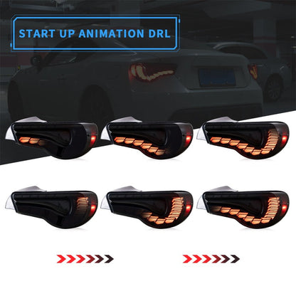 VLAND LED Tail Lights For 2012-2020 Toyota 86 GT86 & Subaru BRZ & Scion FRS Aftermarket Rear Lamps