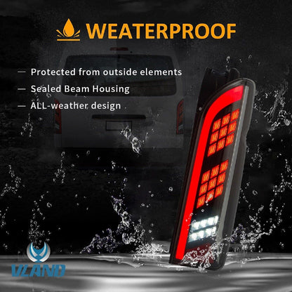 VLAND Full LED Tail Lights For Toyota Hiace 2005-2018