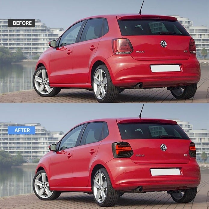 VLAND Full LED Tail Lights For Volkswagen VW Vento Polo 2009-2017