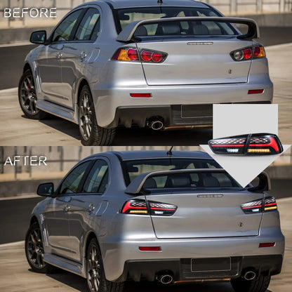 VLAND LED Tail lights For 2008-2018 Mitsubishi Lancer Sedan/EVO X