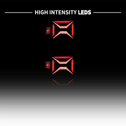 VLAND Full LED Tail Lights Fit For GMC Sierra 2014-2018 1500 2015-2018 2500HD 3500HD