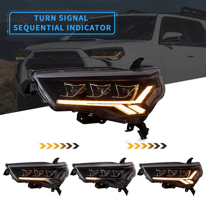 VLAND LED Headlights For 2014-2024 Toyota 4Runner Front Lights Assembly
