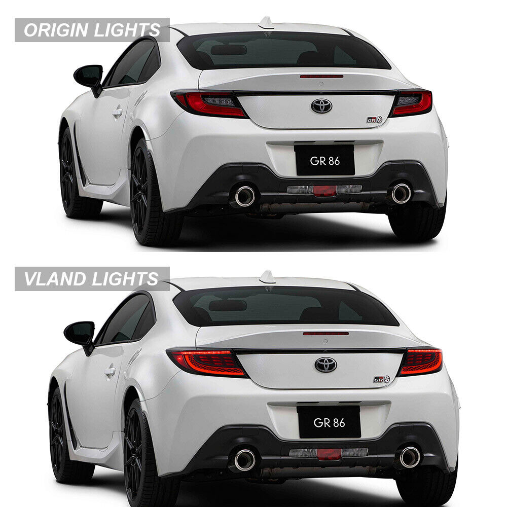 VLAND LED Taillights For 2022-2024 Toyota GR86 / Subaru BRZ 2nd Gen ZN8/ZD8