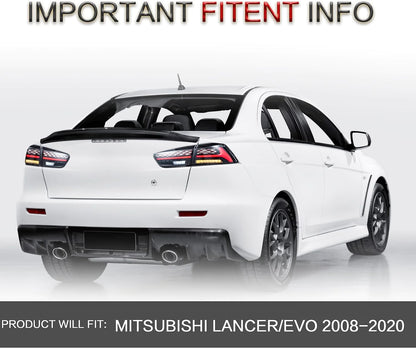 VLAND LED Tail lights For 2008-2018 Mitsubishi Lancer Sedan/EVO X