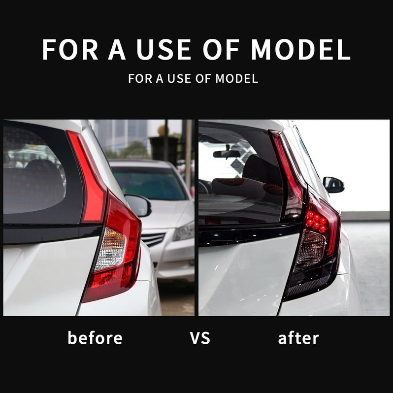 VLAND LED Tail Lights For Honda Fit 2014-2020/Jazz(GK5) Rear Lamps Assembly