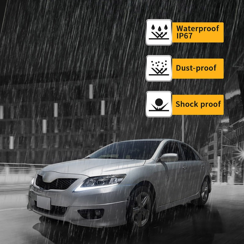 VLAND LED Projector Headlights For 2010 2011 Toyota Camry Base LE SE and XLE w/Sequential (US version)