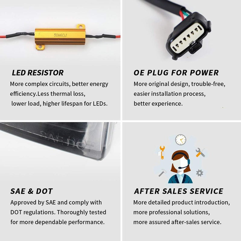 VLAND Full LED Taillights For Chevrolet Tahoe / Suburban 2015-2020 4th Gen (NOT for GMC)