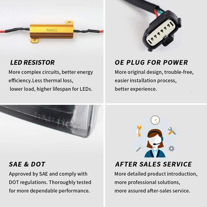 VLAND Full LED Taillights For Chevrolet Tahoe / Suburban 2015-2020 4th Gen (NOT for GMC)