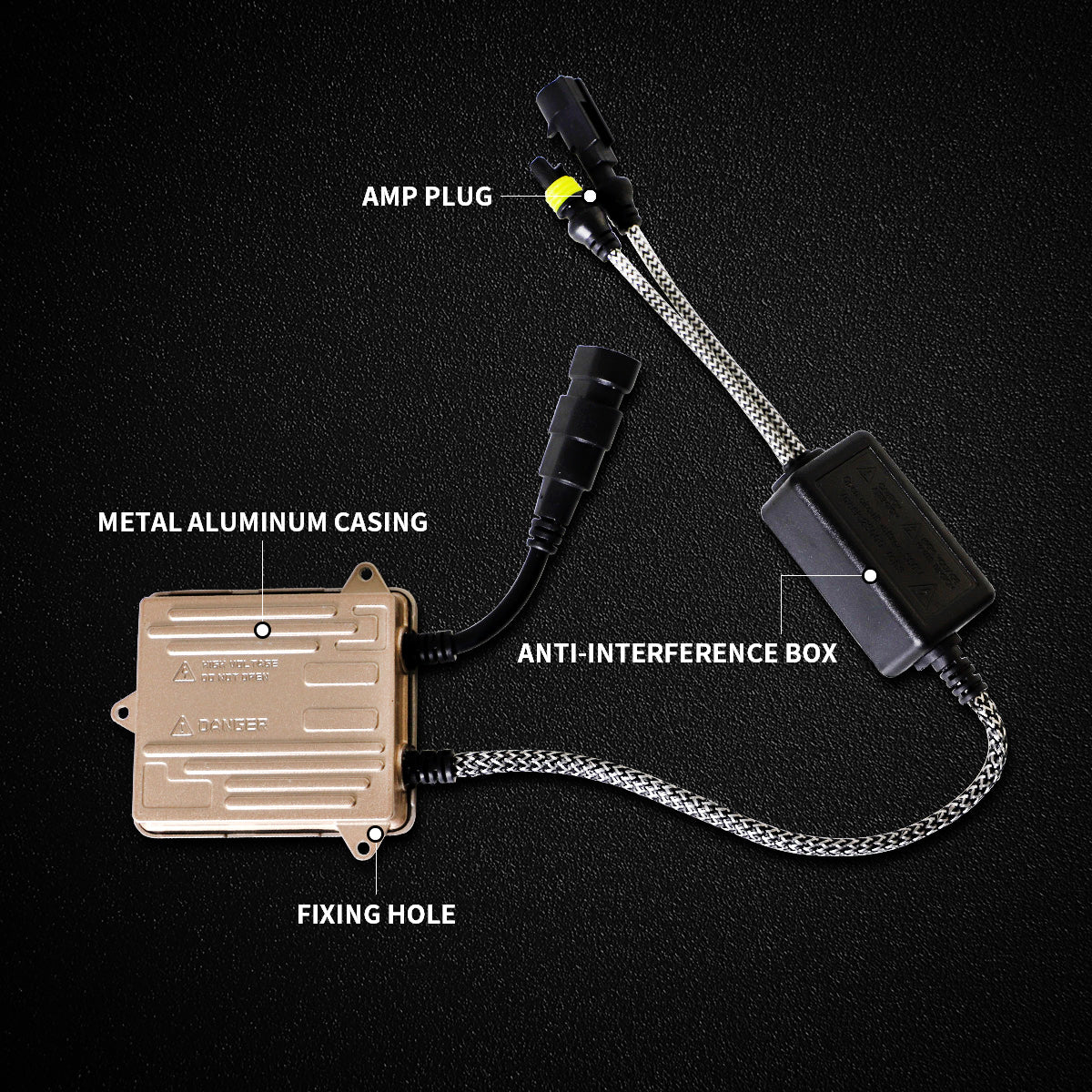 VLAND D2H/H7 Xenon Bulbs Conversion HID KIT with Ballast 12V 35W 55W 6000K