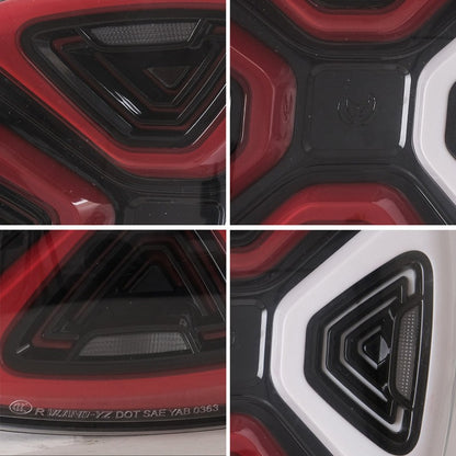 VLAND Full LED Tail Lights For Mercedez Benz Smart 453 Fortwo/Forfour 2015-2020 With Start-up Animation