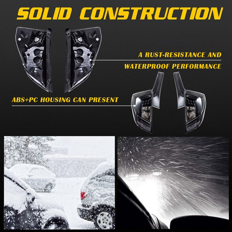 VLAND LED Tail Lights For Honda Fit 2014-2020/Jazz(GK5) Rear Lamps Assembly