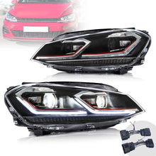 VLAND LED Headlights for Volkswagen VW Golf 7 / MK7 2014-2017 (NOT fit for Golf GTI and Golf R models)