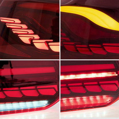 VLAND OLED Tail Lights Fit For Volkswagen Golf 6 MK6 2009-2014 (Europe is 2008-2012)