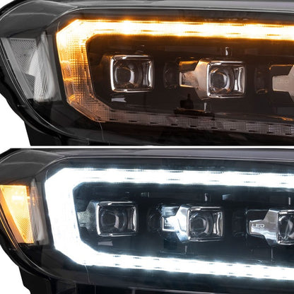 VLAND LED Projector Headlights For 2015-2022 Ford Ranger Start UP Animation DRL (For US Version)