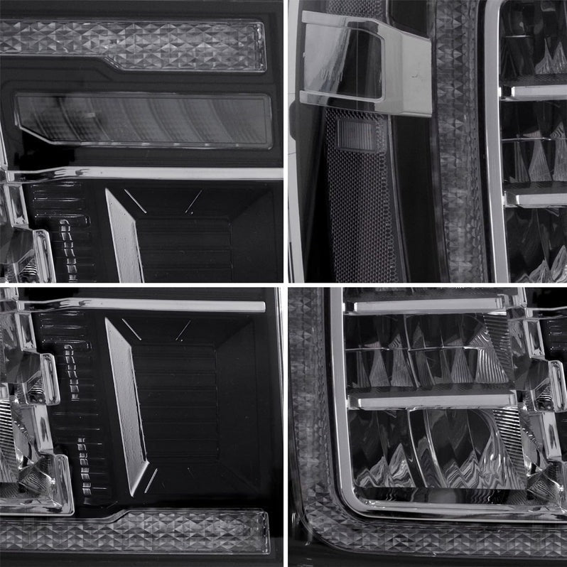 VLAND LED Headlights For 2007-2013 GMC Sierra 1500 2500HD 3500HD With Dynamic DRL