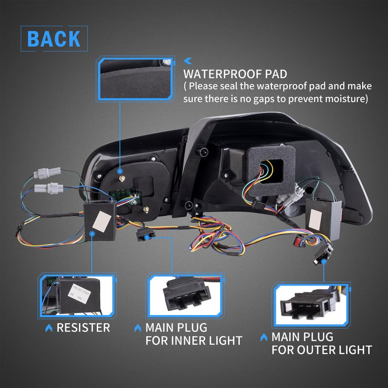 VLAND OLED Tail Lights Fit For Volkswagen Golf 6 MK6 2009-2014 (Europe is 2008-2012)